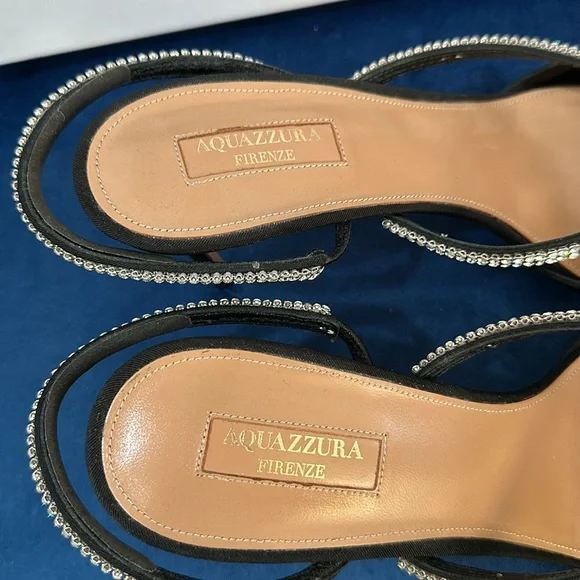 Aquazzura Eden crystal pumps size 40 USA 9.5